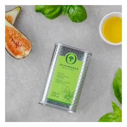 Fresh pressed olive & basil