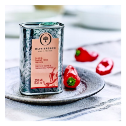 Fresh pressed olive and...