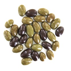 olive shaped chocolate almonds