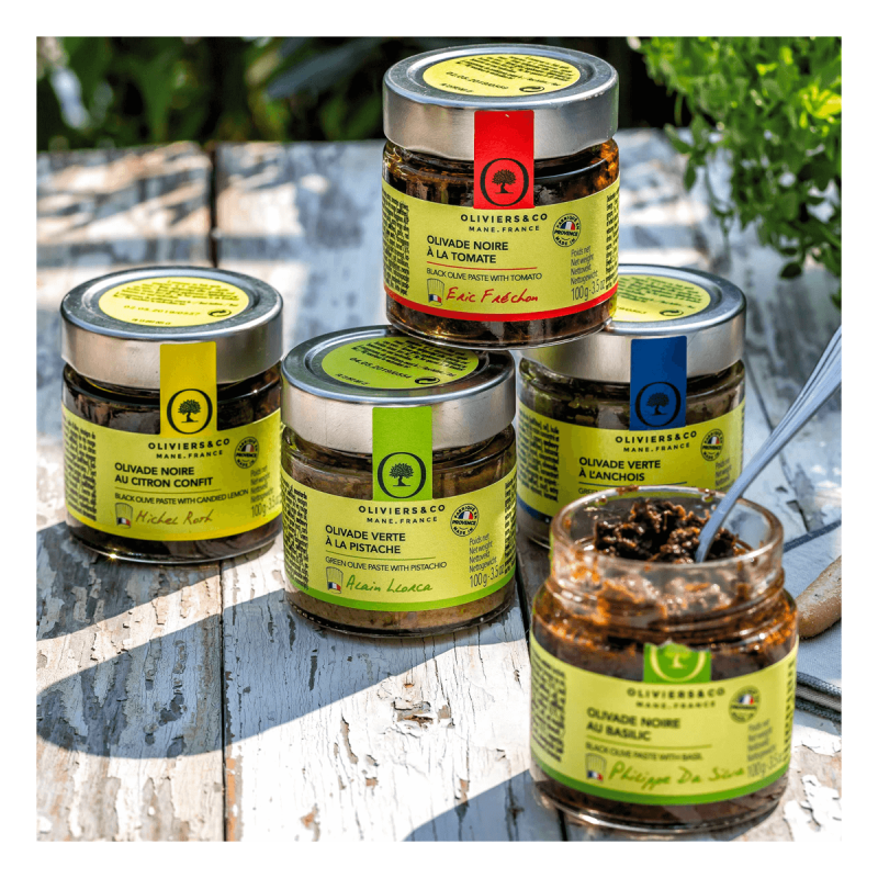 Rezept für schwarze Olivade...