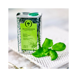 Fresh pressed Olive & Basil...