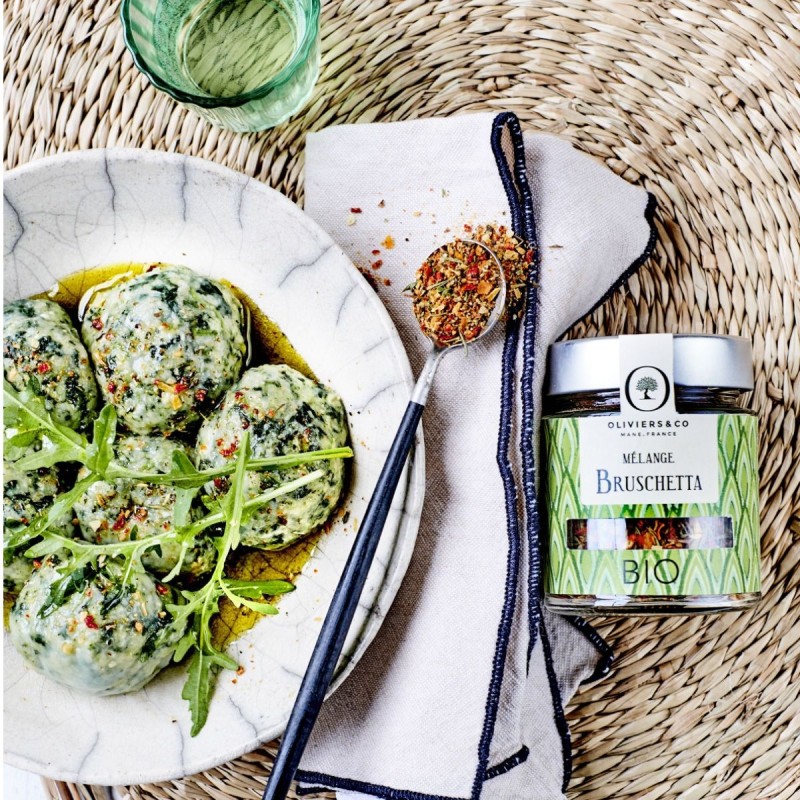 Fresh pressed Olive & Basil...